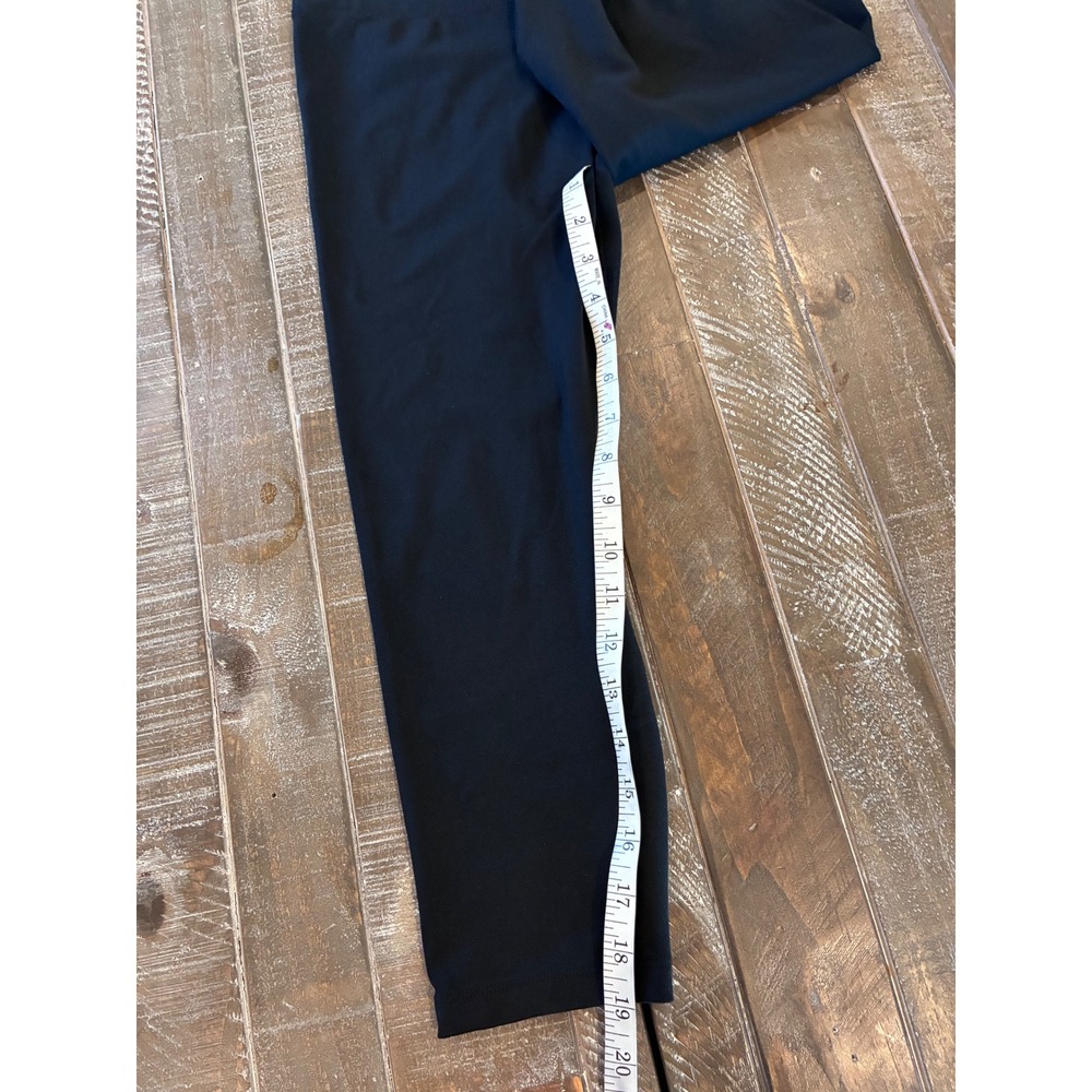 Nike Dri-FIT Womens Black High Waisted Cropped Leggings Training Tights Medium - Picture 7 of 7